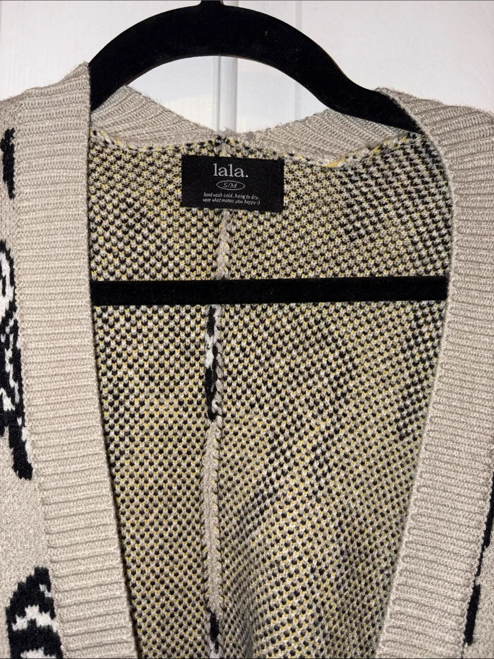 Dressed in LALA Good Luck Charm Oversized Cardigan - Picture 2 of 3